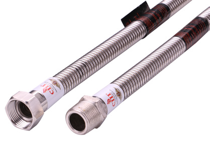 Подводка для газа сильфонная 3/4" гайка-штуцер 250 см Vieir MQBW250