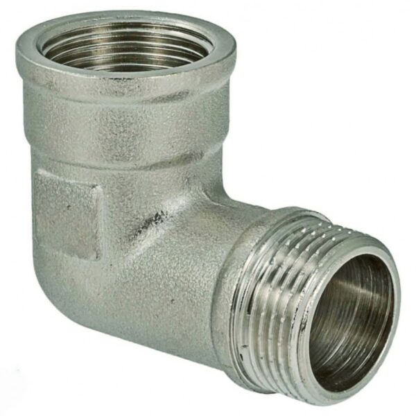 Уголок в/н никелированный из латуни 1/2″Mx1″F Vieir LFHN35