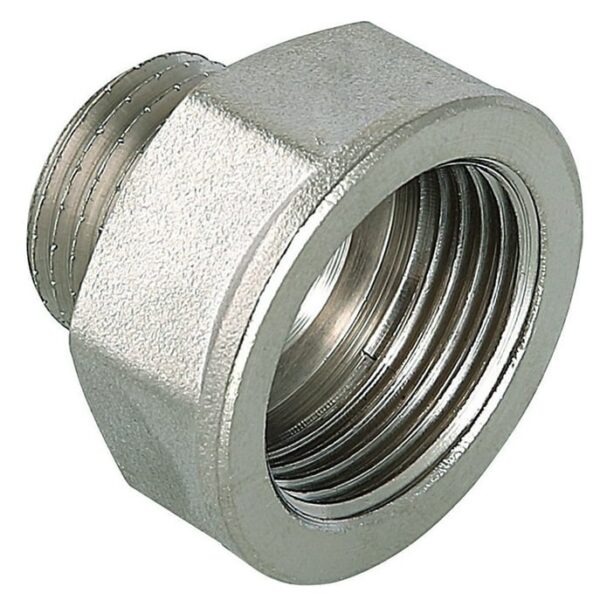 Переходник никелированный из латуни S1*1/2″Fx3/4″M Vieir SFHN74
