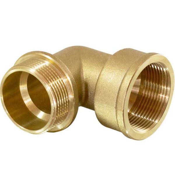 Уголок в/н латунный 1/2″Mx1″F Vieir LFH35