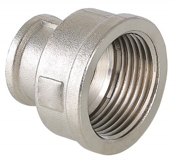 Муфта переходная никелированная из латуни 1“Fx1/2”F Vieir SFN53