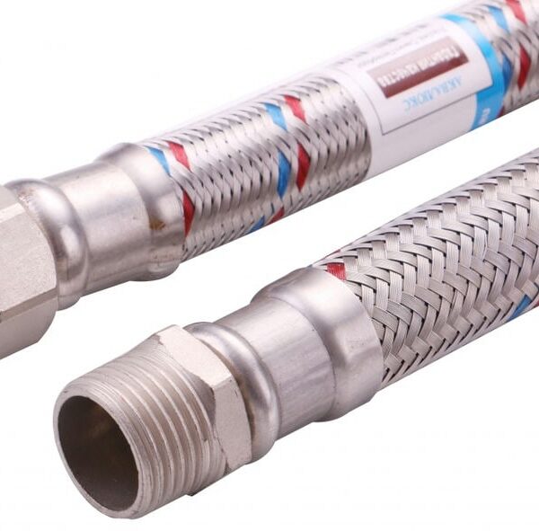 Гибкая подводка для воды 1/2" гайка-штуцер 150 см Vieir BZAW150