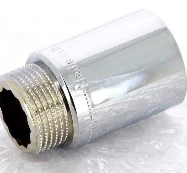 Удлинитель хромированный 1/2″ 60мм из латуни Vieir SAX60