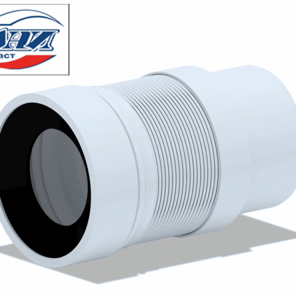 Удлинитель гибкий для унитаза выпуск 110 мм (190-370мм) К821