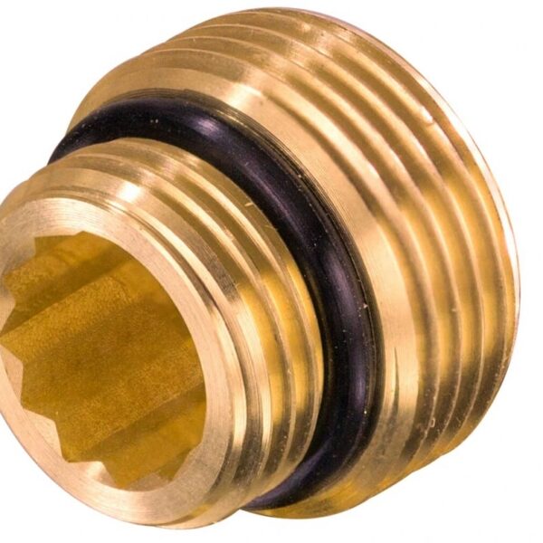 Ниппель переходной 1/2х3/4 из латуни  для узла подключения радиатора под конус Vieir VRD34M