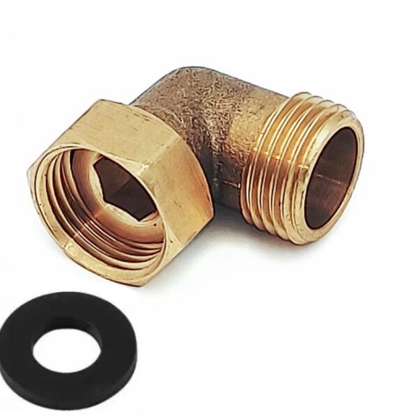 Уголок из латуни с накидной гайкой 1/2 х 1/2 Vieir VRDN5-1515