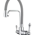 Cмеситель для кухни под фильтр GANZER GZ77025-H  серый