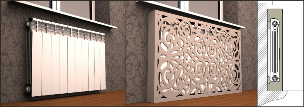 как выбрать экран на радиатор