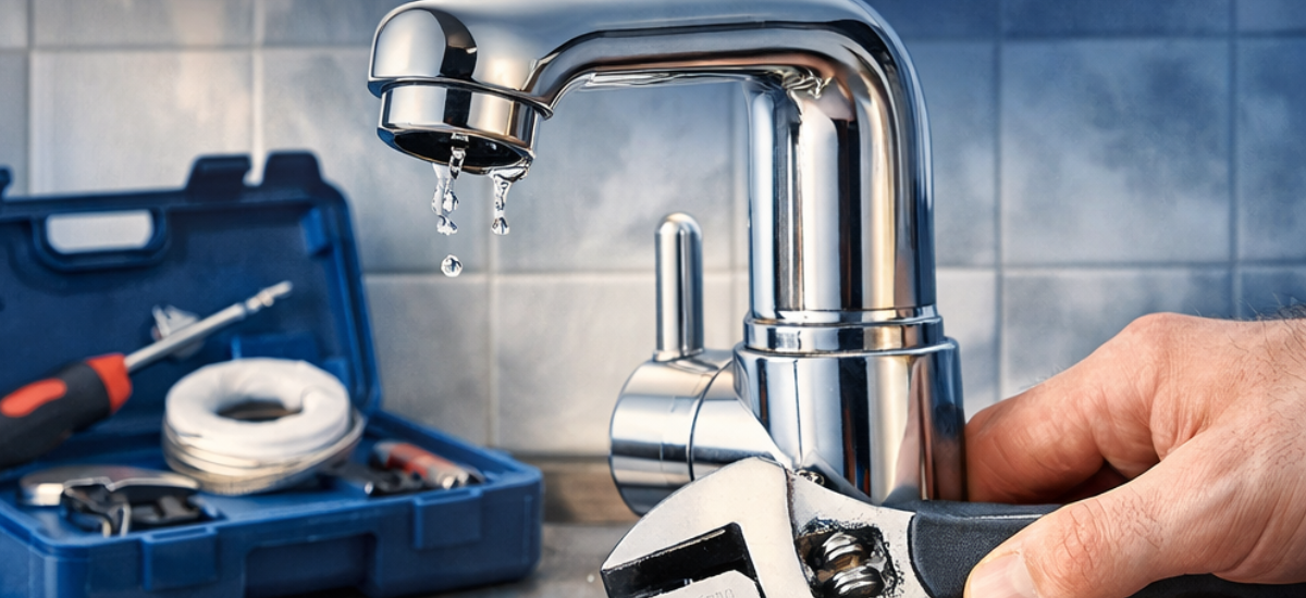 Установка смесителя своими руками с использованием разводного ключа и сантехнических инструментов