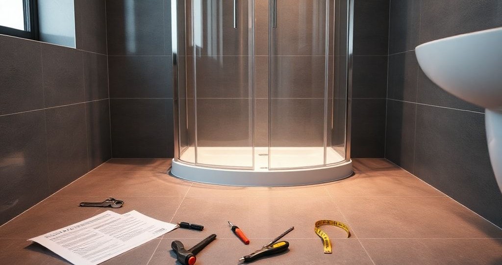 как установить душевую кабину своими руками