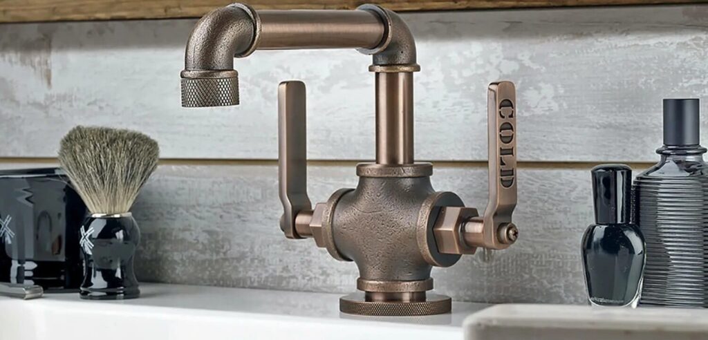 смеситель стиле лофт