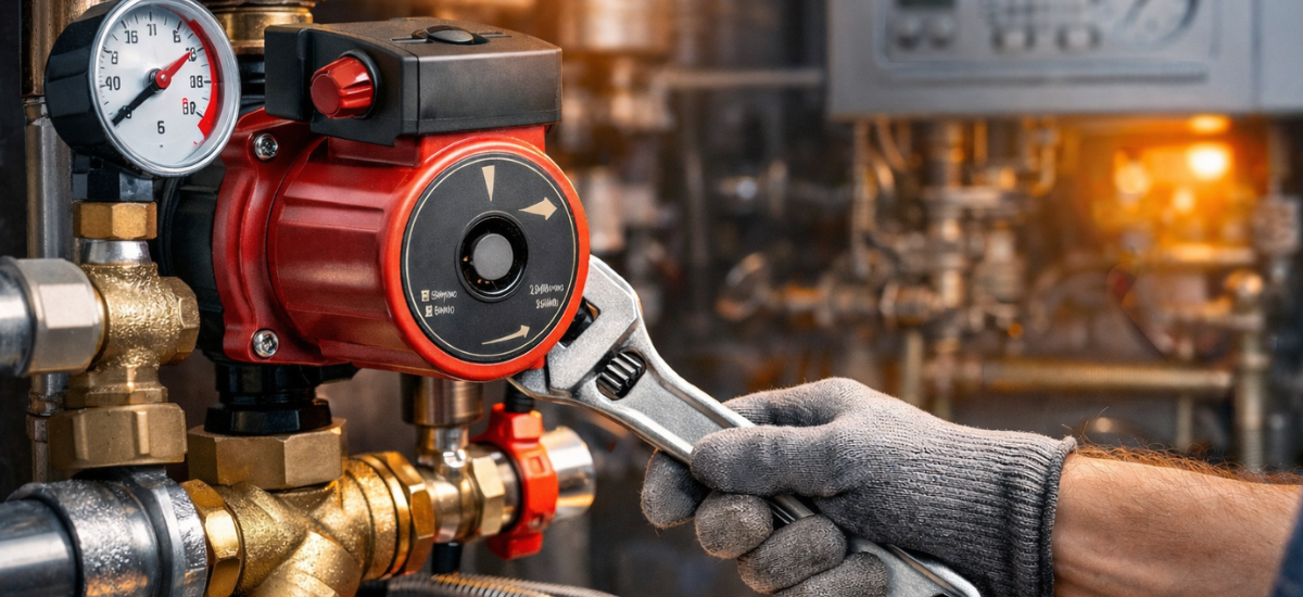 Установка циркуляционного насоса в системе отопления частного дома, монтаж насоса на трубопроводе