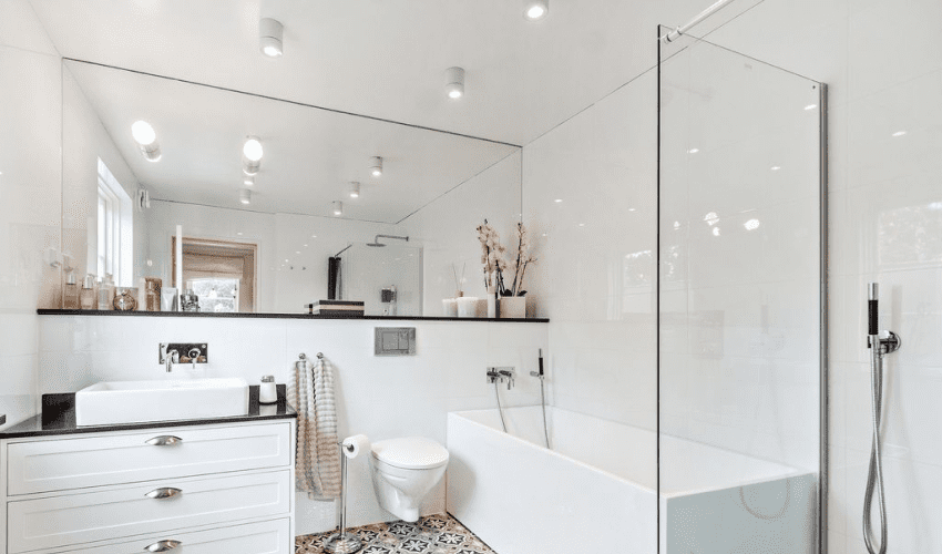 ванная комната в скандинавском стиле