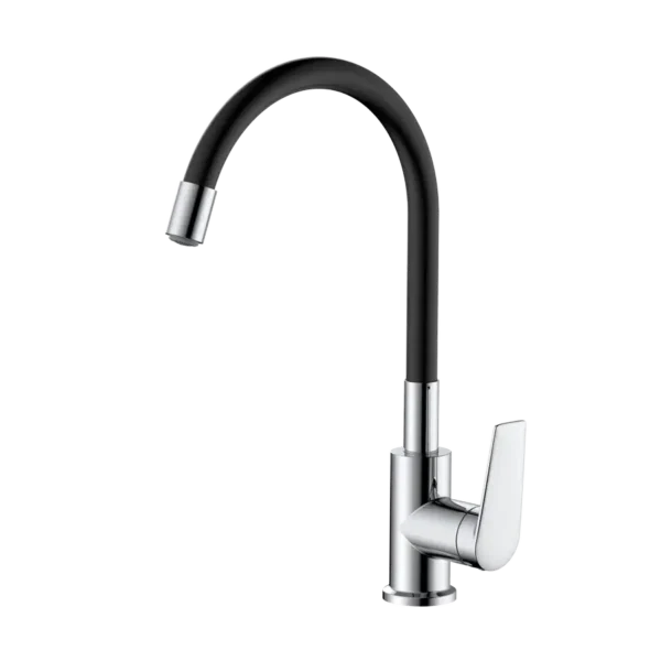 Смеситель для кухни EURO SMART с гибким изливом - Хром