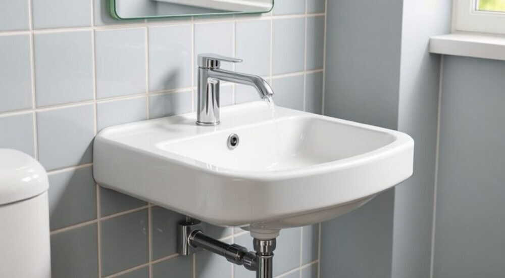 как прикрепить раковину к стене