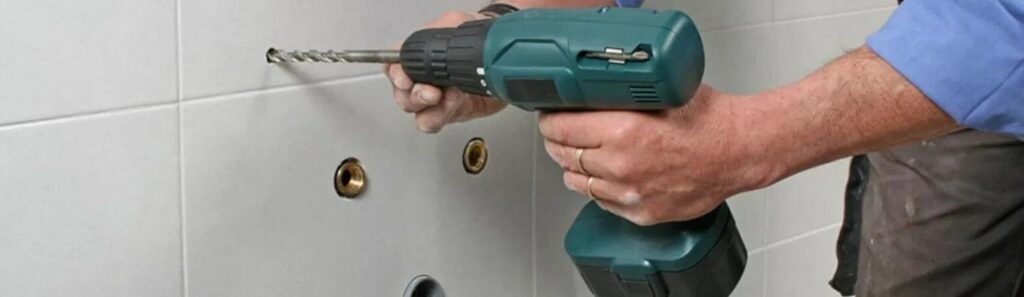 как просверлить плитку