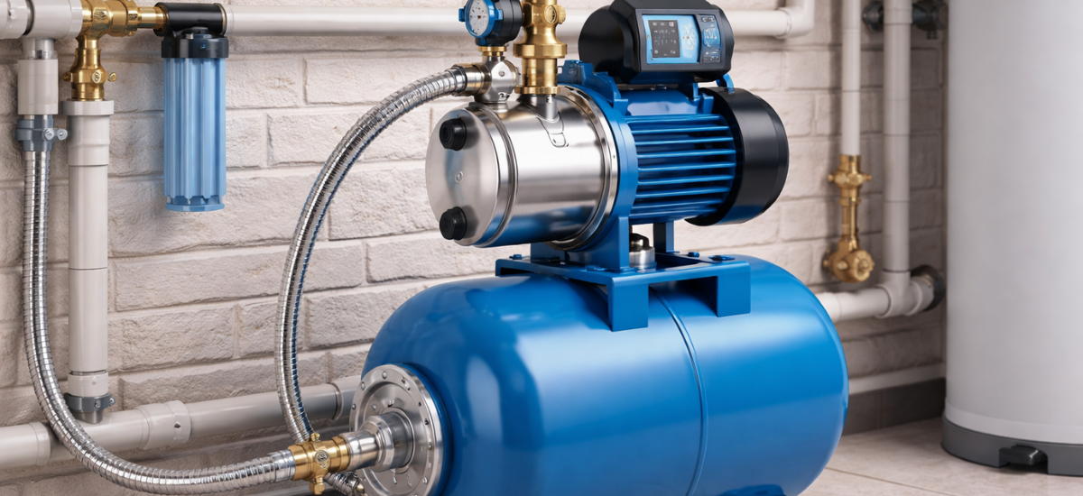 Насосная станция для частного дома с гидроаккумулятором в системе водоснабжения