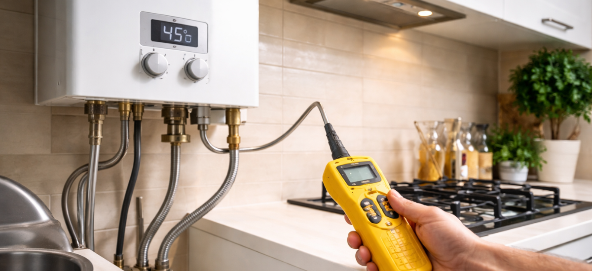 Газовая колонка на кухне – проверка причин гула при включении