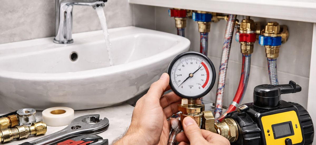 Фото сантехнического оборудования и инструментов для ремонта трубопровода и устранения причин ослабленного напора воды в квартире